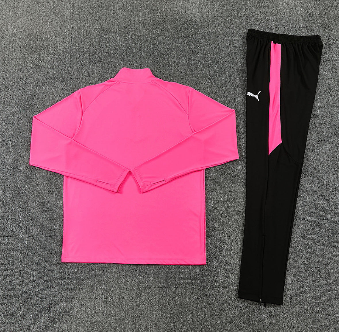 Portugal 2026 Pink & Black 1/4 Zip Tracksuit