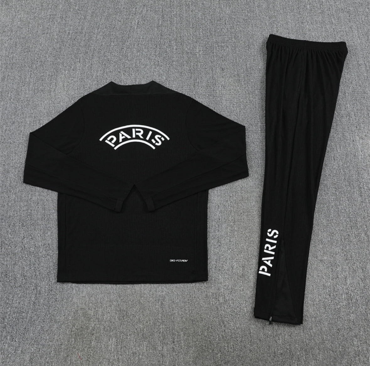 PSG 25/26 1/4 Zip Tracksuit Black
