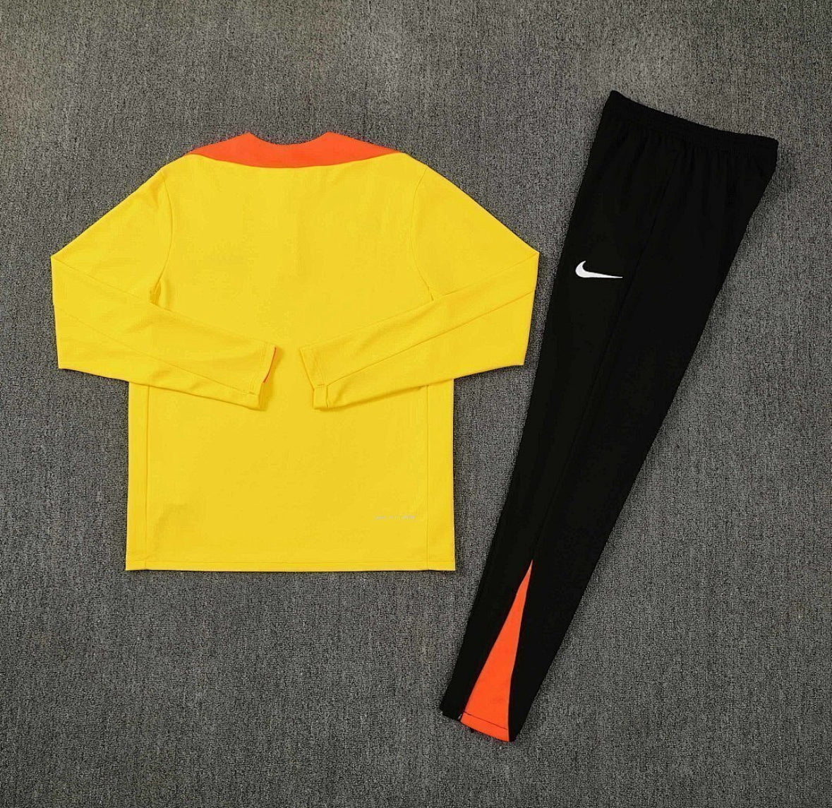 Brazil 2026 Yellow & Orange 1/4 Zip tracksuit