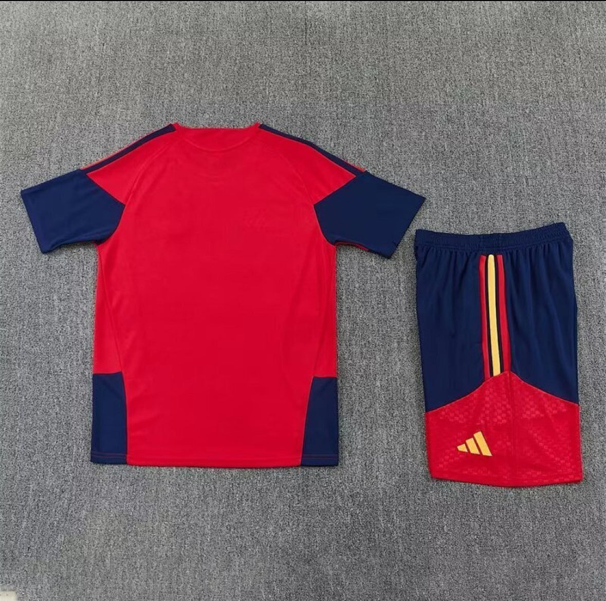 Spain 2026 Red & Dark Blue Short Set