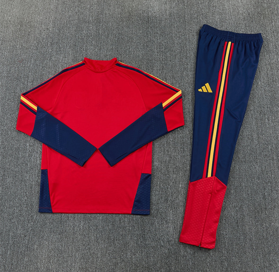 Spain 2026 Red & Dark Blue 1/4 Zip Tracksuit