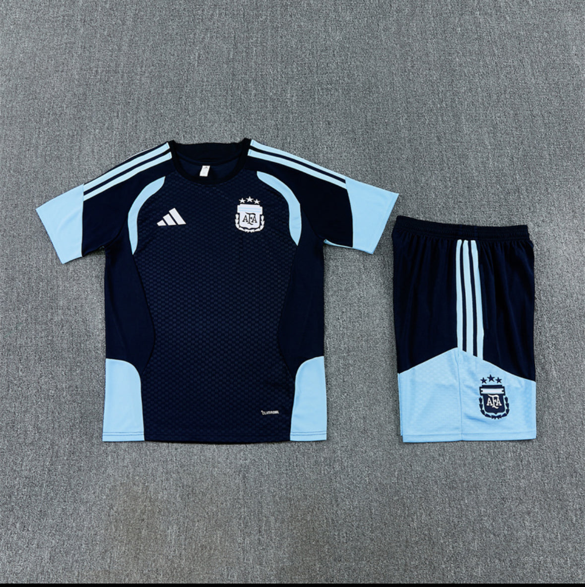 Argentina Black & Blue Short set