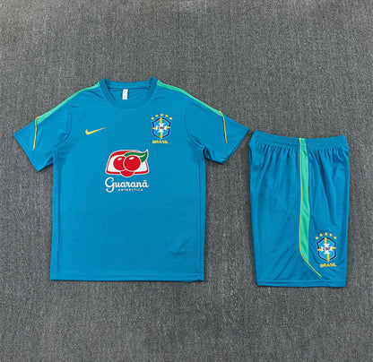 Brazil 2026 Light Blue & Light Green Short Set