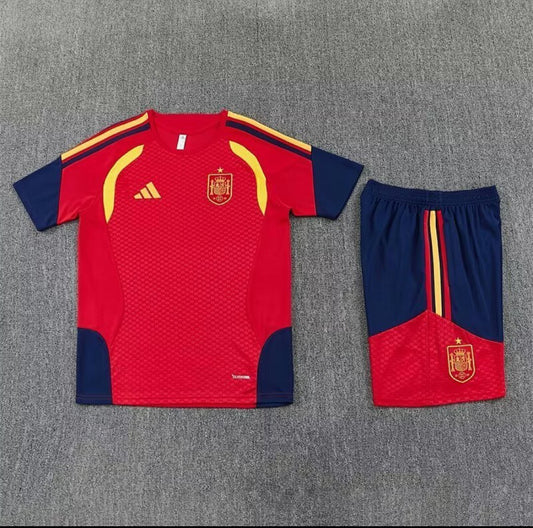 Spain 2026 Red & Dark Blue Short Set