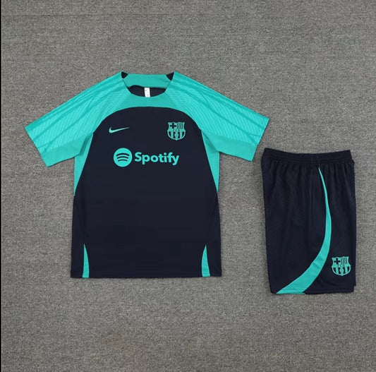 Barcelona Black & Turquoise Short set