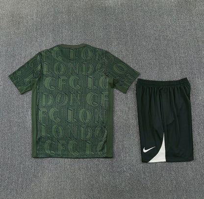 Chelsea 25/26 Dark Green & Black Short set