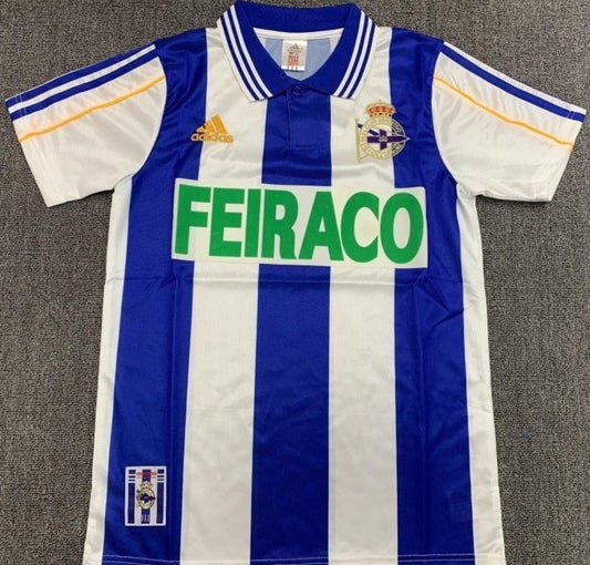 DEPORTIVO DE LA CORUÑA Retro 1999/2000 Home Kit