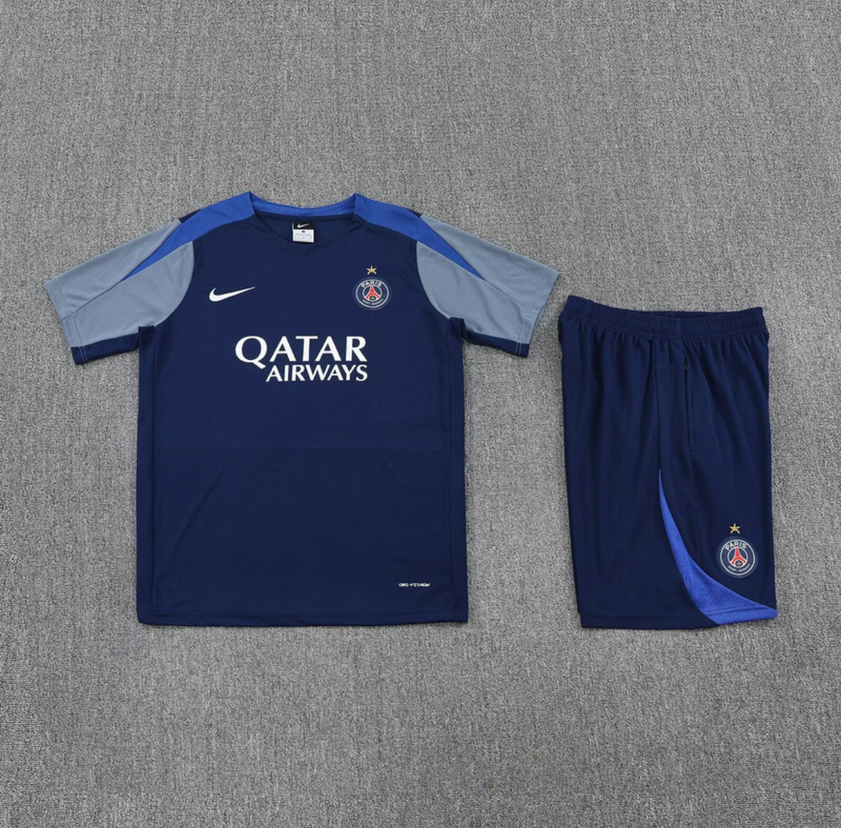 PSG Dark Blue & Blue Short Set