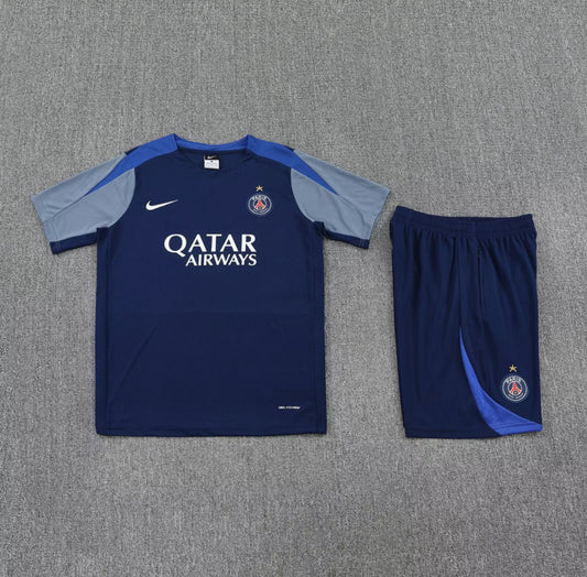 PSG Dark Blue & Blue Short Set