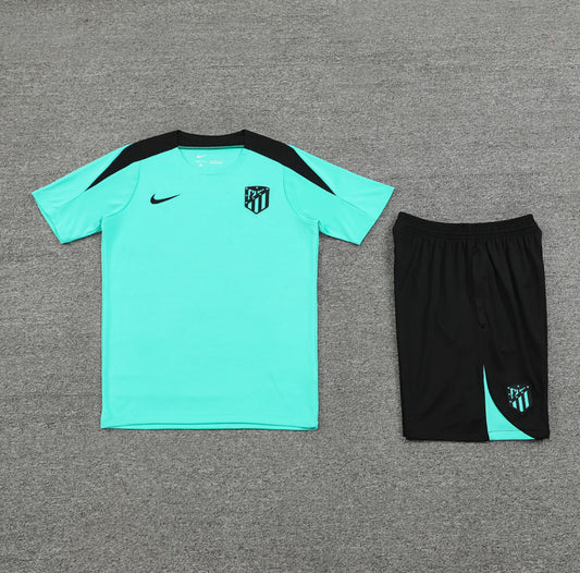 Atletico Madrid 24/25 Light Green & Black Short Set