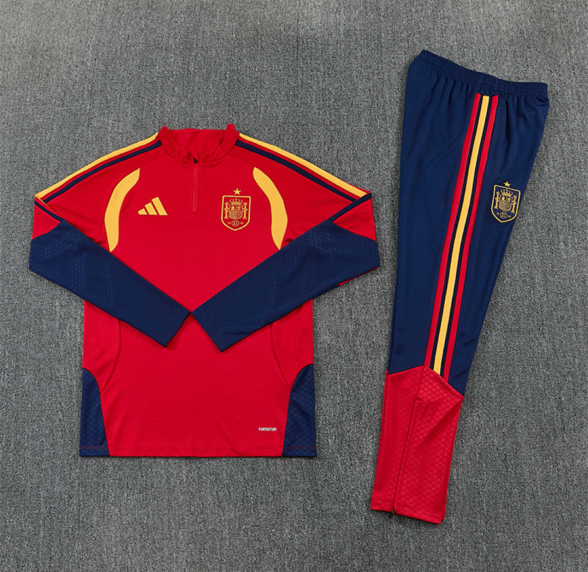 Spain 2026 Red & Dark Blue 1/4 Zip Tracksuit