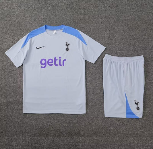 Tottenham 24/25 Grey & Blue Short Set