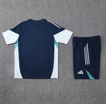 Arsenal Dark Blue & White Short Set