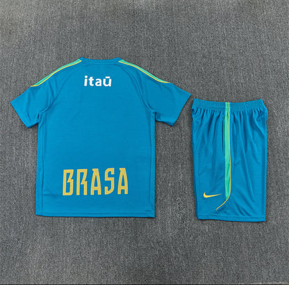 Brazil 2026 Light Blue & Light Green Short Set