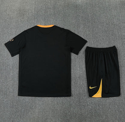 Inter Milan Black & Orange Short Set