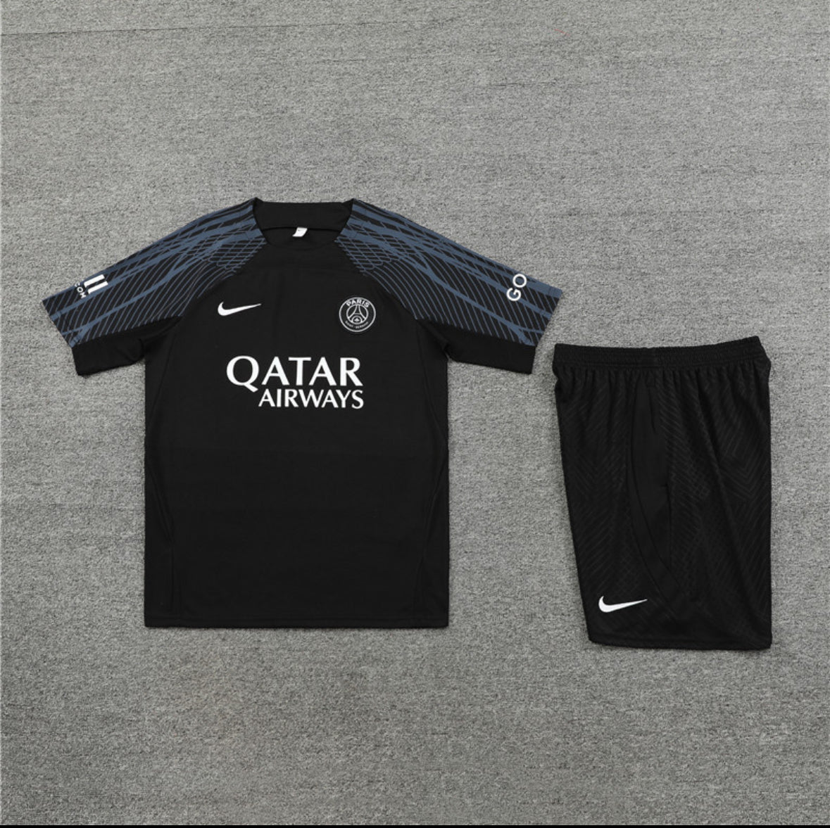 PSG Black Short Set