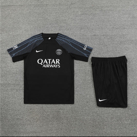 PSG Black Short Set