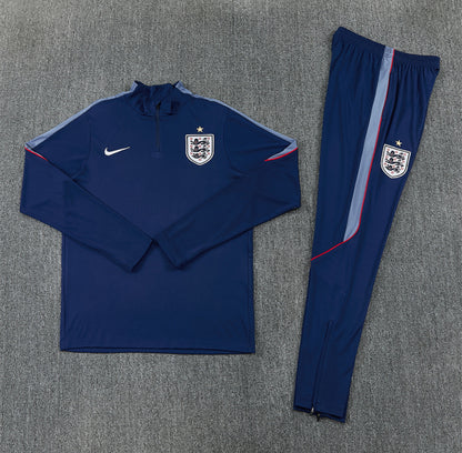 England Dark Blue 1/4 Tracksuit 2026