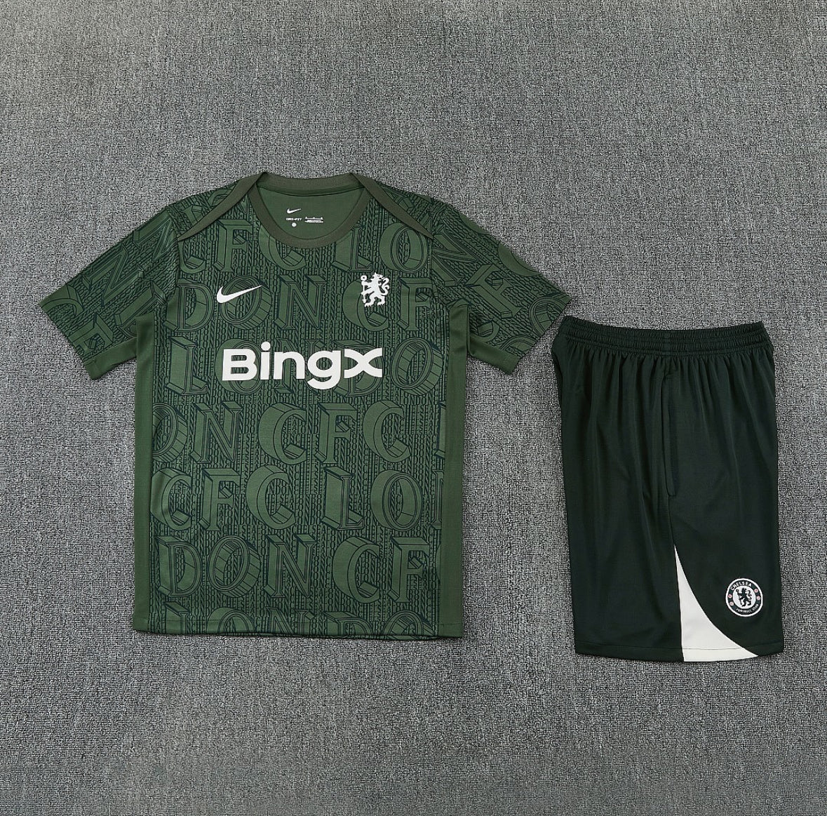 Chelsea 25/26 Dark Green & Black Short set