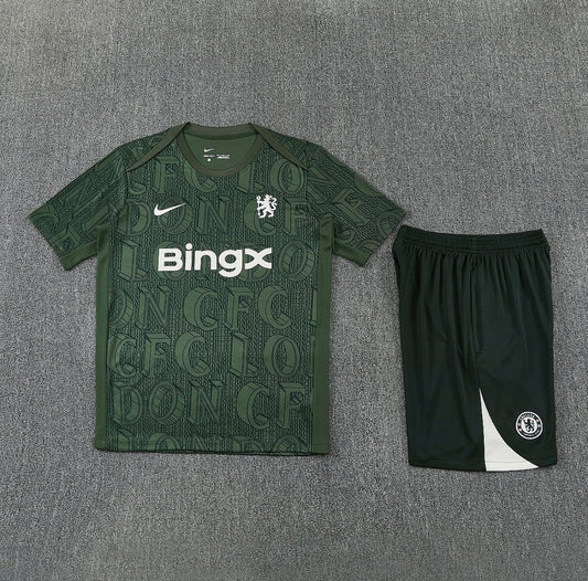 Chelsea 25/26 Dark Green & Black Short set