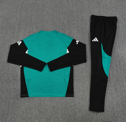 Liverpool 25/26 1/4 Zip up Tracksuit Green & Black