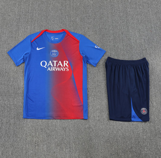 PSG 26/27 Blue & Red Short Set