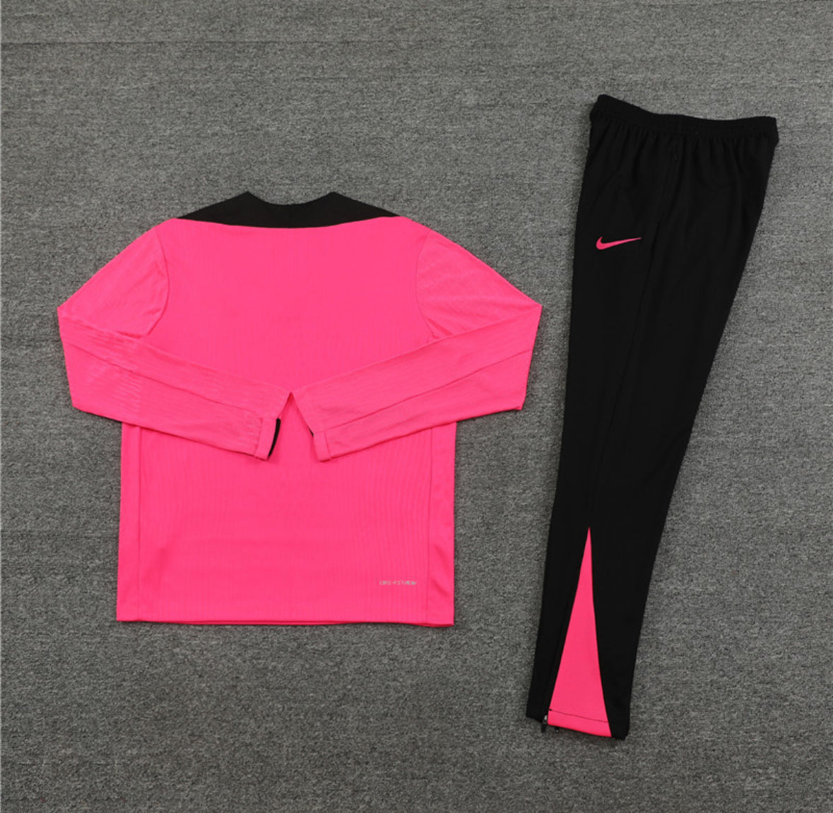 Chelsea Pink & Black 1/4 zip Tracksuit