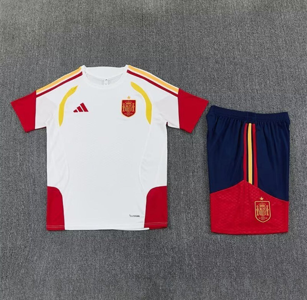Spain 2026 White & Red Short Set