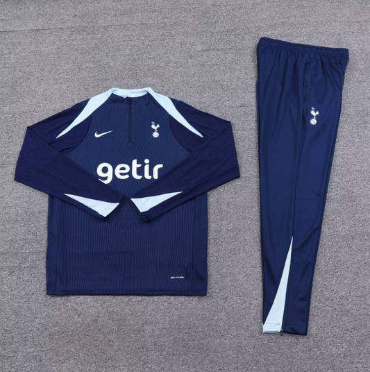 Tottenham Blue & White 1/4 Tracksuit
