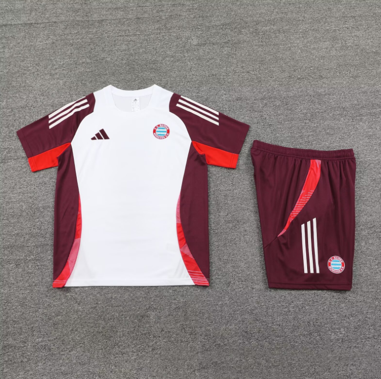 Bayern 24/25 Dark Purple & White Short Set
