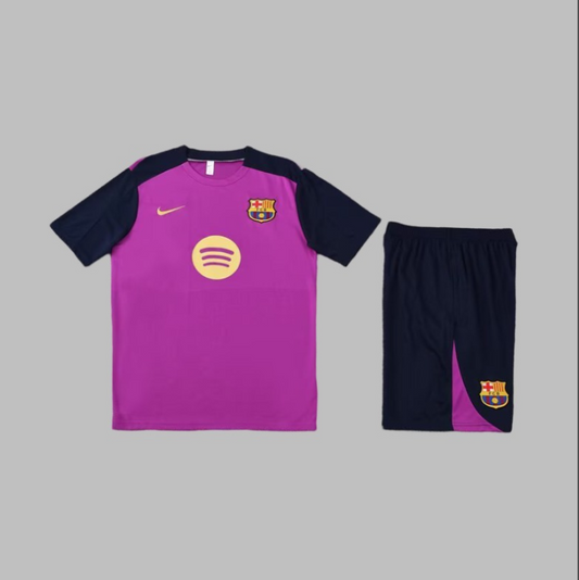 Barcelona 25/26 Purple & Black Short Set