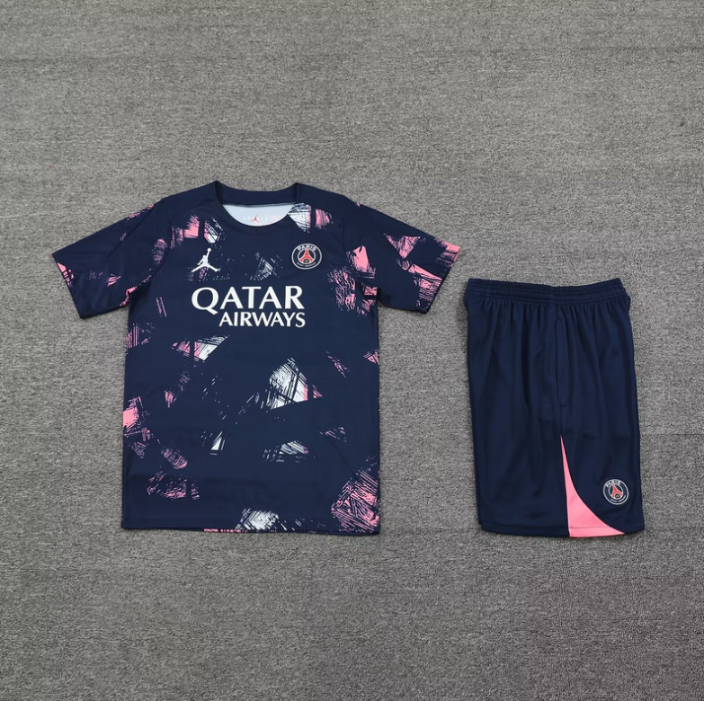PSG Dark Blue & Pink Short Set
