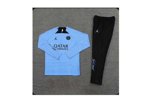 PSG Light blue 1/4 Tracksuit