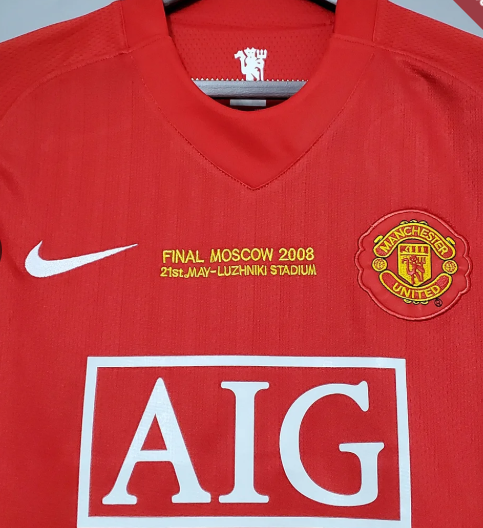 Man Utd 2007/2008 Retro Home kit