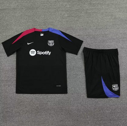 Barcelona Black & Blue & Red Short set
