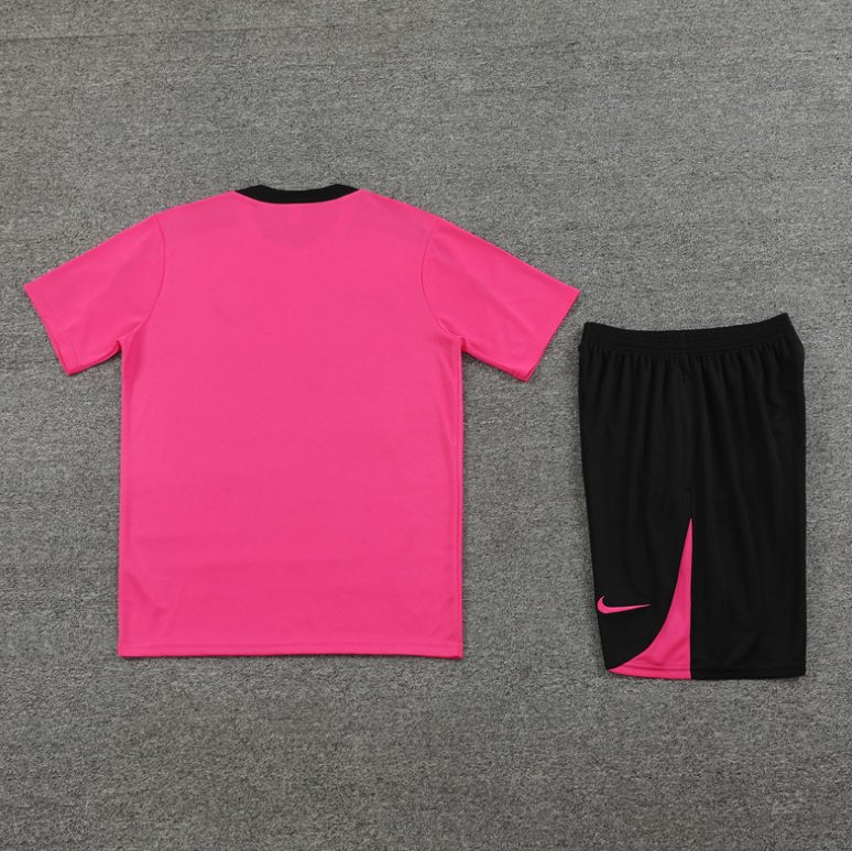 Chelsea 24/25 Pink & Black Short Set