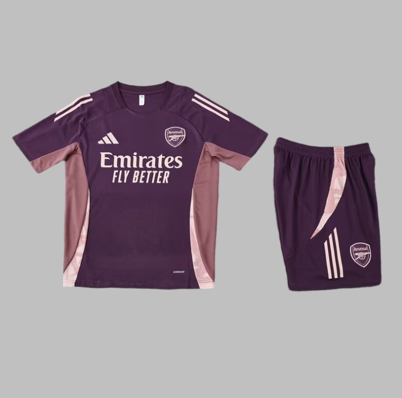 Arsenal Dark Purple Short Set
