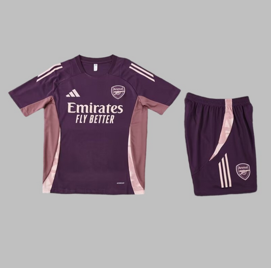 Arsenal Dark Purple Short Set